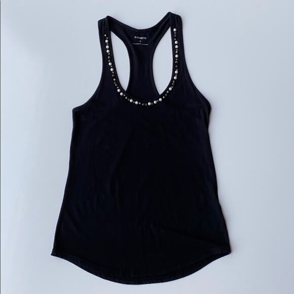 Express Racer Back Top Beaded size XS. - Picture 2 of 6